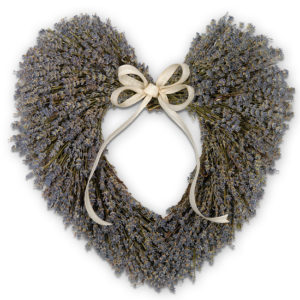 Fragrant Lavender Heart Wreath - Calyx Flowers, Inc. Fragrant Lavender Heart Wreath