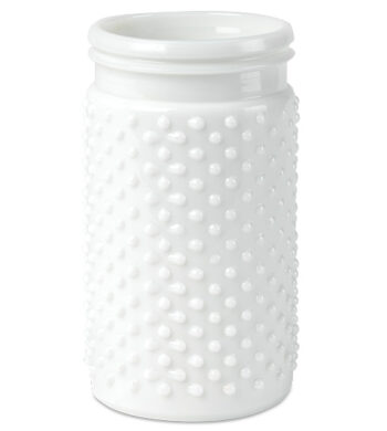 Hobnail Milk Glass Vase