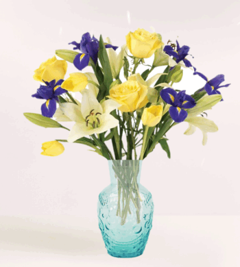 Iris, Lilies & Tulips Bouquet