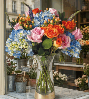 Hydrangea & Rose Bouquet