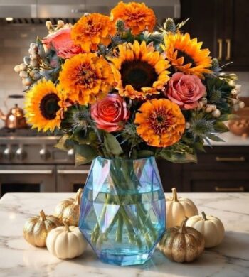 Exotic Sunset Sunflower Bouquet