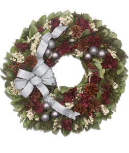 Crimson & Frost Hydrangea Wreath - Calyx Flowers, Inc. 4c0d00322_550x650