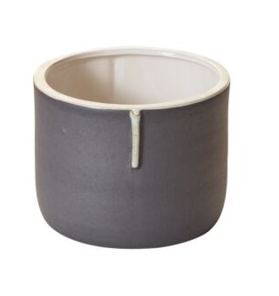 Gray Ceramic Cachepot 6 x 4.75 inches (Copy)