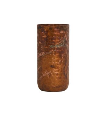 Fall copper color 4x8 vase