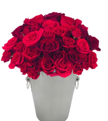 50 Red Fresh Cut Roses Bouquet