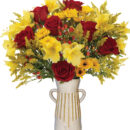 Fall Roses & Mums Bouquet