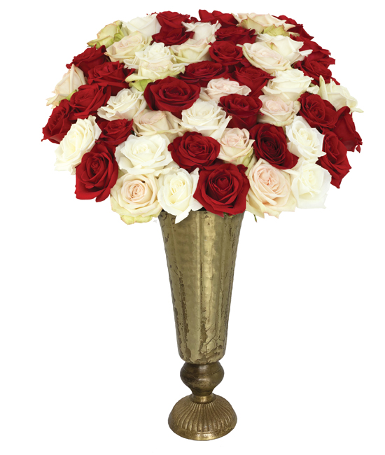 Buy 50 Shades of Red Roses Bouquet