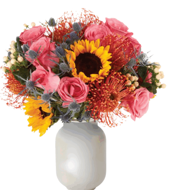 Exotic Sunset Sunflower Bouquet