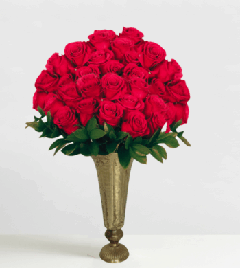 50 Red Fresh Cut Roses Bouquet
