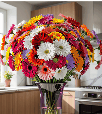 SALE: 80 Gerbera Daisies-Giants- assorted