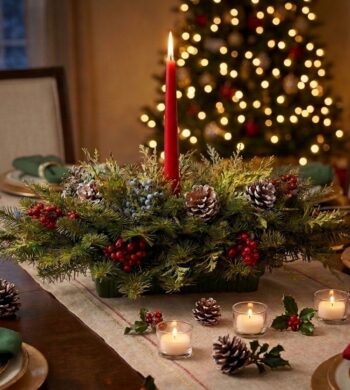 Fresh Evergreen Centerpiece