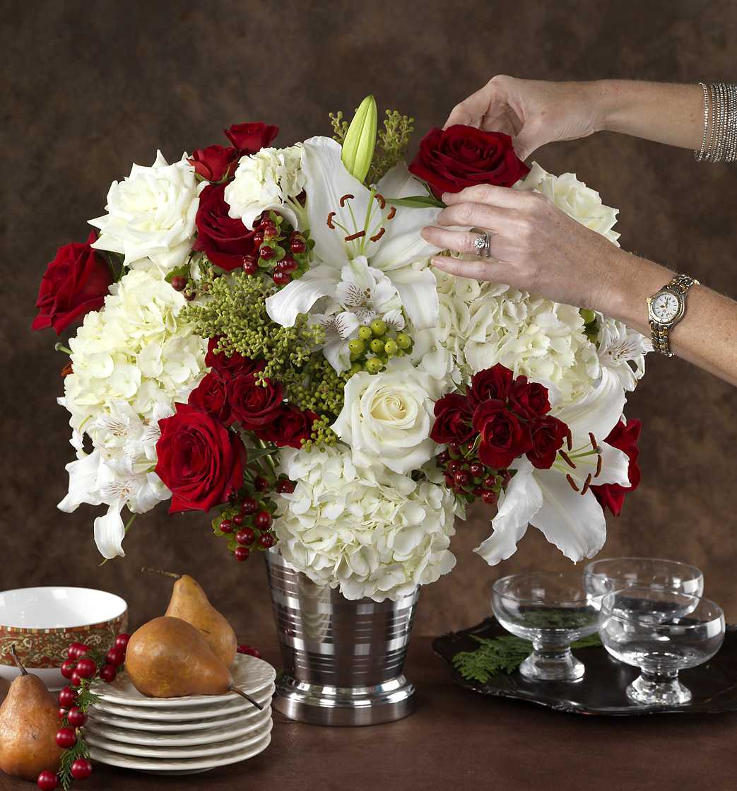 Styling a Fabulous Holiday Bouquet