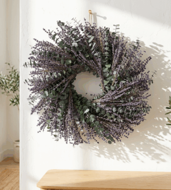 Baby Eucalyptus & Lavender Wreath