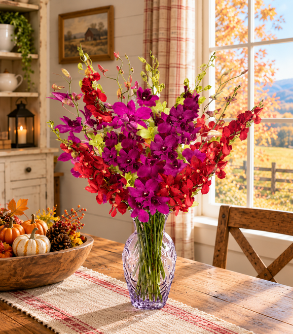 Colorful Orchids