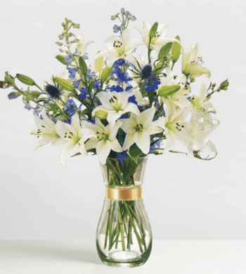 Delphinium & Lilies