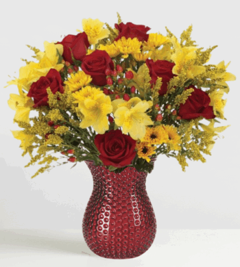 Fall Roses & Mums Bouquet