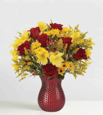 Fall Roses & Mums Bouquet