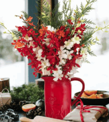 Holiday Fun Orchid Bouquet