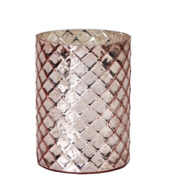 SALE- 6 vases for $10 Champagne sparkles glass vase- 4 inches high- table top perfect