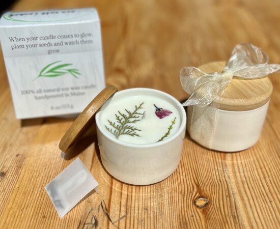 Made in Maine; Glow & Grow Cosmo Candle