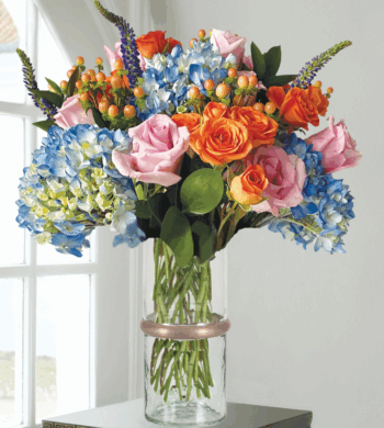 Mother's Day Hydrangea & Rose Bouquet