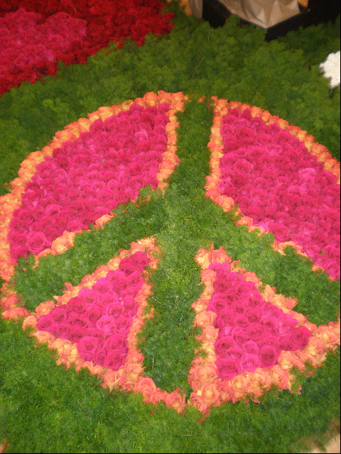 Let's give PEACE a chance (with flowers)!