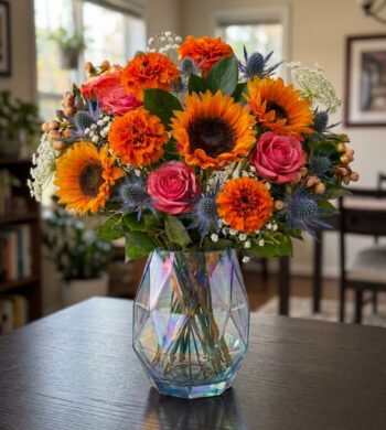 Exotic Sunset Sunflower Bouquet