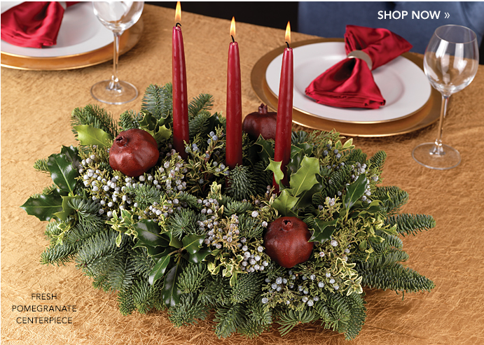 Pomegranate Centerpiece