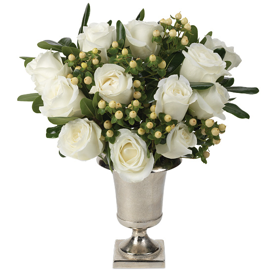 Timeless White Roses