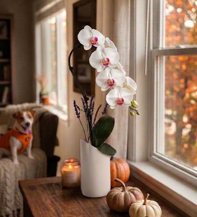 White Swan Orchid