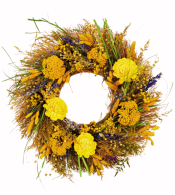 Yellow Heather Wreath
